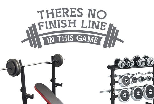 There’s No Finish Line In This Game Wall Sticker