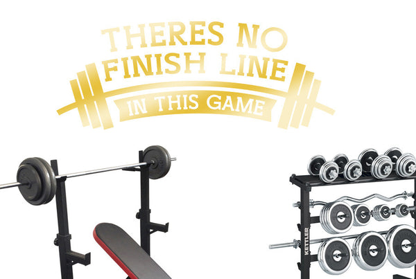 There’s No Finish Line In This Game Wall Sticker