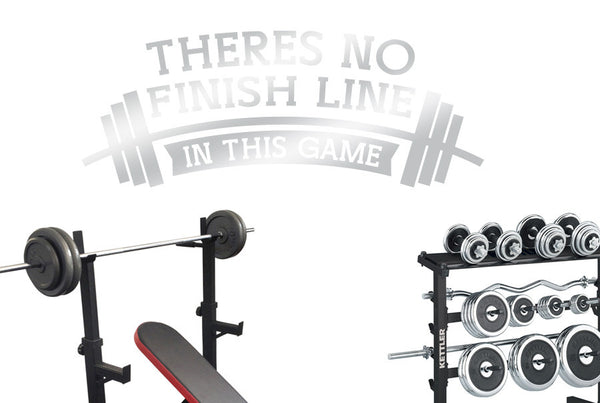 There’s No Finish Line In This Game Wall Sticker