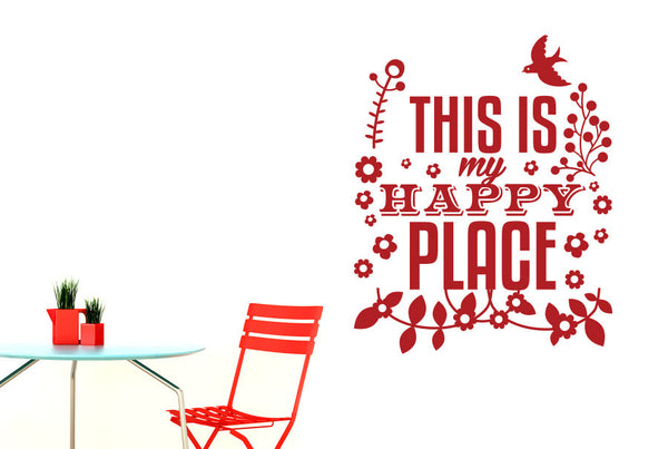 This Is My Happy Place Wall Sticker