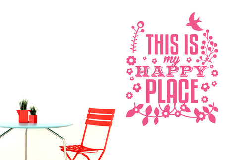 This Is My Happy Place Wall Sticker