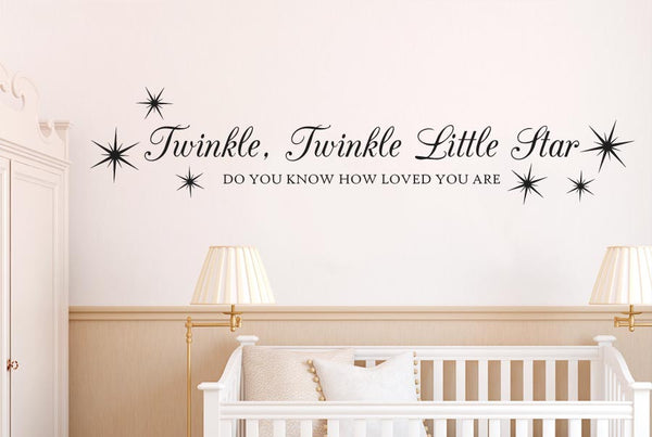 Twinkle Twinkle Little Star Love Wall Sticker