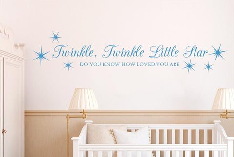 Twinkle Twinkle Little Star Love Wall Sticker