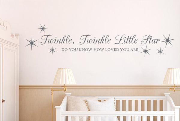 Twinkle Twinkle Little Star Love Wall Sticker