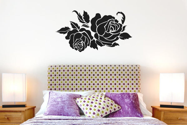 Two Roses Wall Sticker