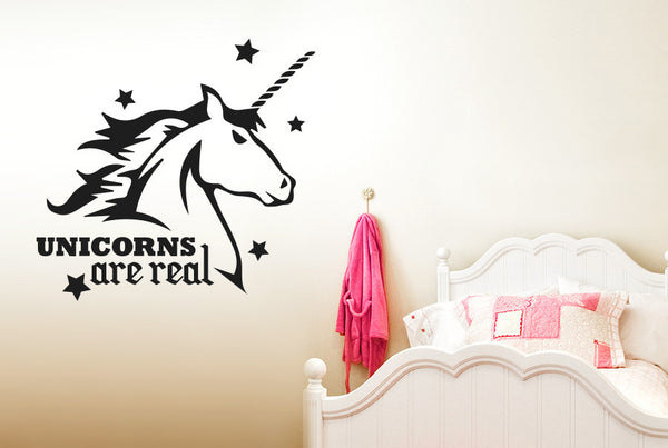 Unicorns Are Real Wall Sticker