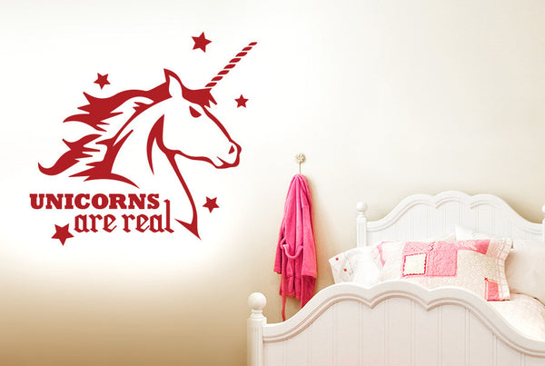 Unicorns Are Real Wall Sticker