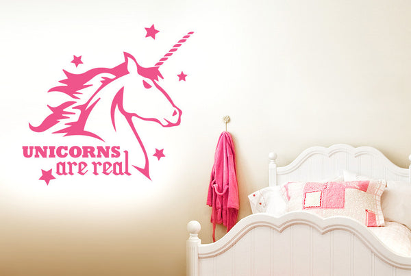 Unicorns Are Real Wall Sticker