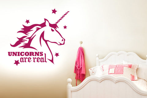 Unicorns Are Real Wall Sticker