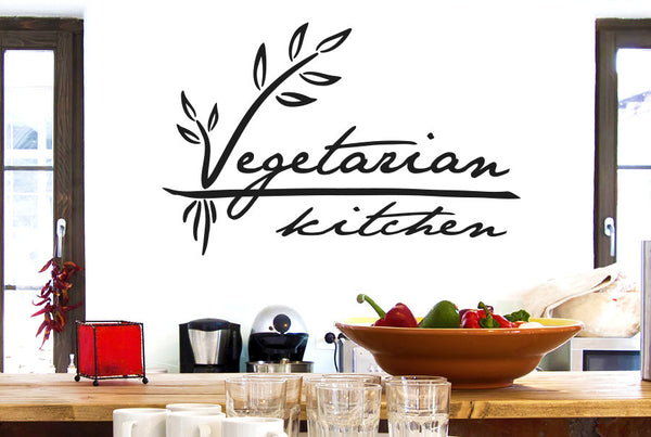 Vegetarian Kitchen Wall Sticker
