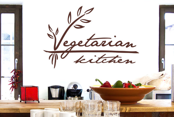 Vegetarian Kitchen Wall Sticker