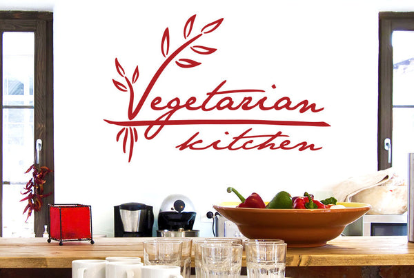 Vegetarian Kitchen Wall Sticker