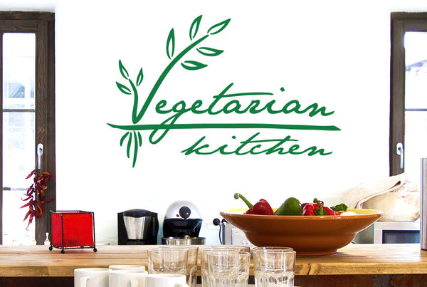Vegetarian Kitchen Wall Sticker