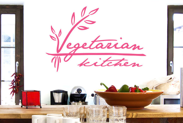 Vegetarian Kitchen Wall Sticker