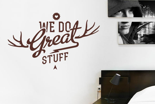 We Do Great Things Wall Sticker