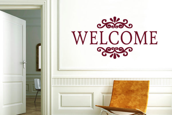 Welcome Sign Wall Sticker