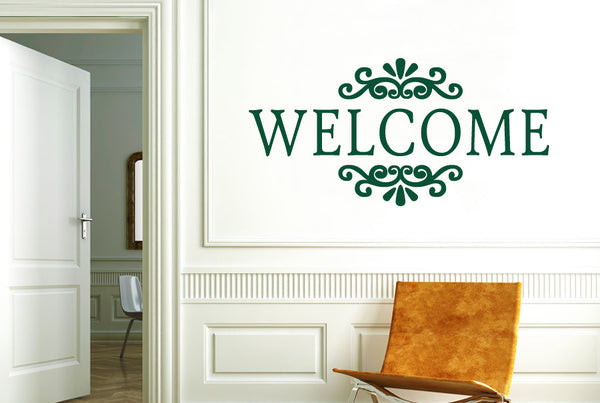 Welcome Sign Wall Sticker