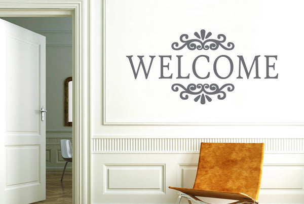 Welcome Sign Wall Sticker