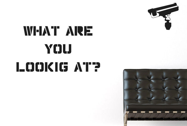 What Are You Looking Wall Sticker