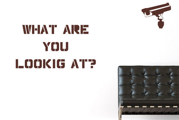 What Are You Looking Wall Sticker