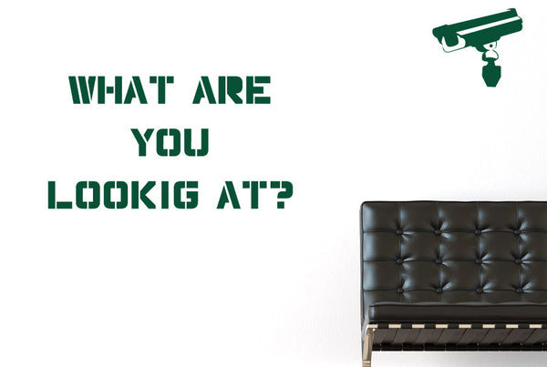 What Are You Looking Wall Sticker