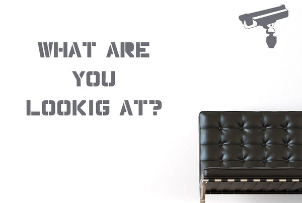 What Are You Looking Wall Sticker