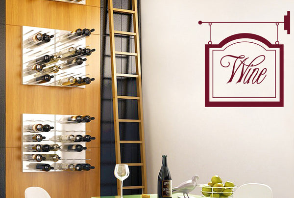 Wine Shop Sign Wall Sticker