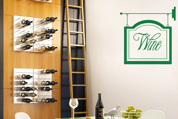 Wine Shop Sign Wall Sticker