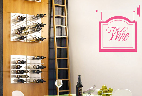 Wine Shop Sign Wall Sticker