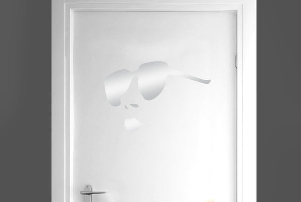 Women Wearing Sunglasses Door Room Sticker