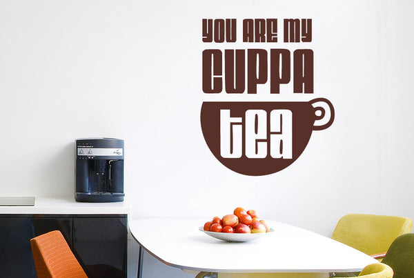 You Are My Cuppa Tea Wall Sticker