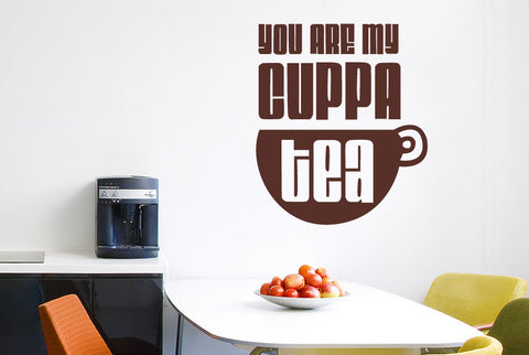 You Are My Cuppa Tea Wall Sticker