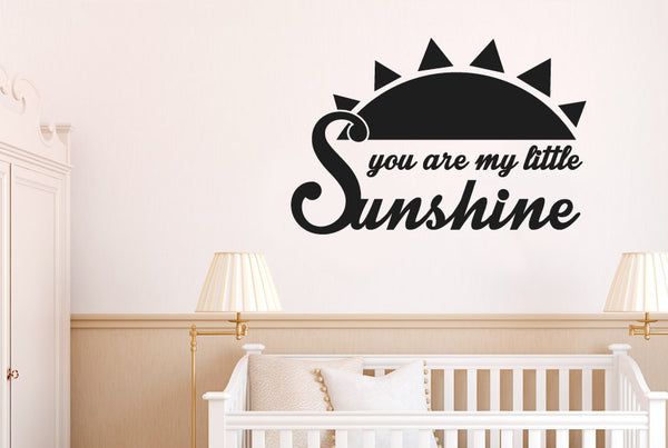 You Are My Little Sunshine Wall Sticker