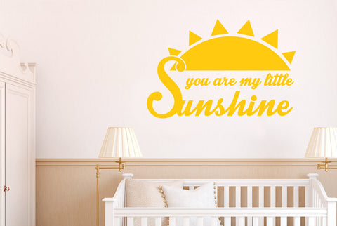 You Are My Little Sunshine Wall Sticker