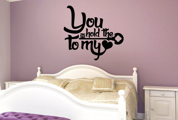 You Hold The Key To My Heart Wall Sticker