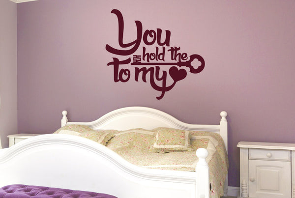 You Hold The Key To My Heart Wall Sticker