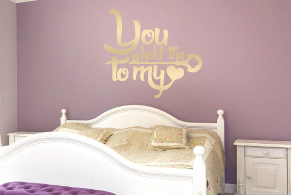 You Hold The Key To My Heart Wall Sticker