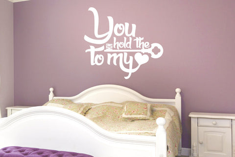 You Hold The Key To My Heart Wall Sticker