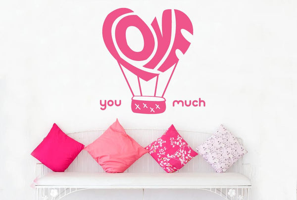 Love You Much Wall Sticker