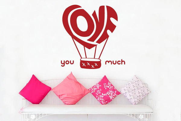 Love You Much Wall Sticker