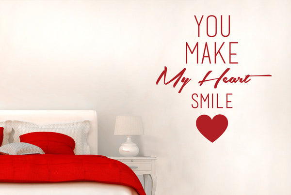 You Make My Heart Smile Wall Sticker