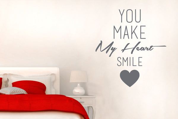 You Make My Heart Smile Wall Sticker