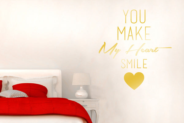 You Make My Heart Smile Wall Sticker