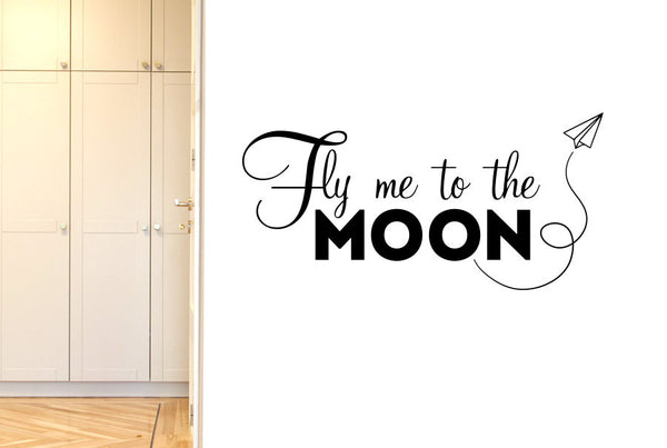 Fly Me To The Moon Wall Sticker