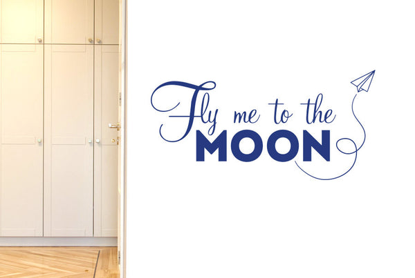 Fly Me To The Moon Wall Sticker