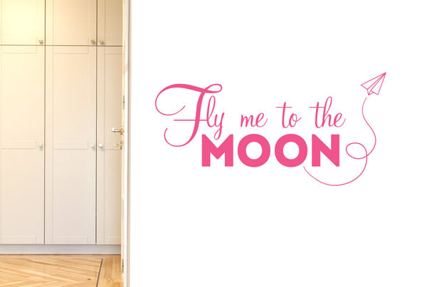 Fly Me To The Moon Wall Sticker