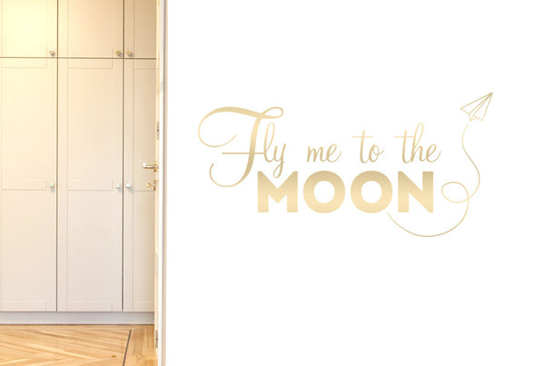Fly Me To The Moon Wall Sticker