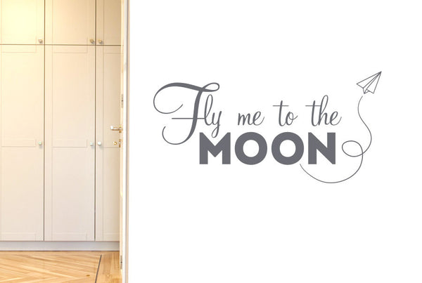Fly Me To The Moon Wall Sticker