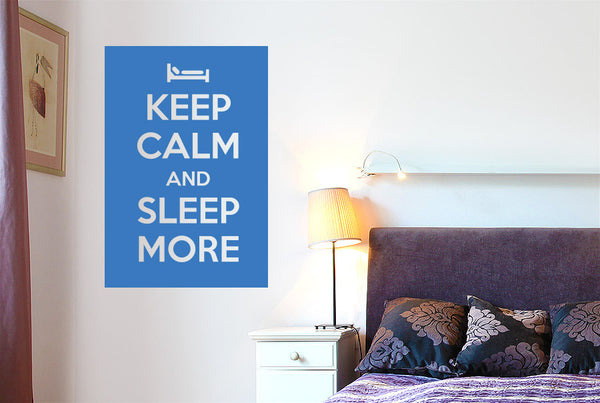 Keep Calm And Sleep More Wall Sticker