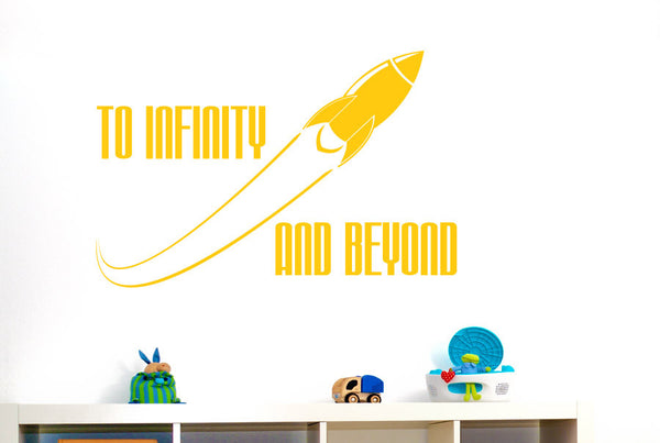 To Infinity And Beyond Wall Sticker